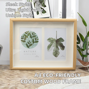 A4 Eco-Friendly Durable Lightweight or Picture <b>Frame</b> <b>with</b> Creative MDF Wood Tabletop <b>Frame</b> wood photo <b>frame</b> - Product Image 2