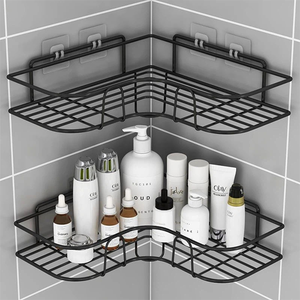 <span class=keywords><strong>Étagère</strong></span> d'angle <span class=keywords><strong>murale</strong></span> en métal <span class=keywords><strong>pour</strong></span> salle de bain, organisateur de douche, <span class=keywords><strong>étagère</strong></span>s en acier, support de rangement <span class=keywords><strong>pour</strong></span> salle de bain et <span class=keywords><strong>cuisine</strong></span> au-dessus de l'évier, <span class=keywords><strong>étagère</strong></span> à linge - Product Image 6