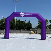 Arche gonflable personnalisée, portable, imperméable, durable, de qualité supérieure, de qualité commerciale, multicolores, pour la publicité