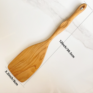 أدوات مائدة وملعقة وملعقة منزلية من خشب الزيتون الصلب للمطبخ وغرفة الطعام - Product Image 4