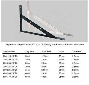 Soportes de Pared para Estantes de Madera de Diseño Moderno, Soportes Metálicos para Estantes para Sala de Estar, Hotel, Exterior, Oficina en Casa - Product Image 2
