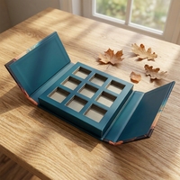 Boîte d'emballage personnalisée pour palette cosmétique, boîte en carton pour palette de fards à paupières, boîte d'emballage pour produits de beauté