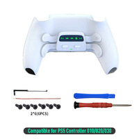 Kit de remapage DATA FROG, boîtier de boutons arrière pour manette PS5, pagaie avec indicateur LED, vitesse turbo réglable pour accessoires PS5