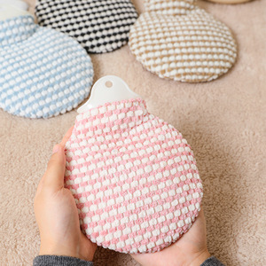 Hot Water Bottle Plush Cover Thickened Anti Explosion Heat Compress Belly Foot Warmer For Bed Use - Product Image 1