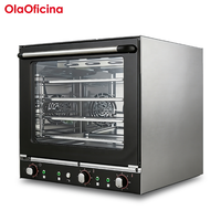 Four à convection commercial, capacité de 4 plateaux, système de circulation d'air chaud uniforme, économe en énergie, 220V/50Hz, durable pour une utilisation quotidienne
