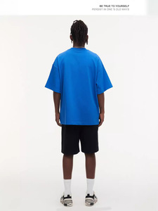 Camiseta Extra Grande de Alta Calidad, 100% Algodón, 350G, Impresión de Logotipo Personalizada, Camiseta Gruesa para Hombre, Unisex - Product Image 3