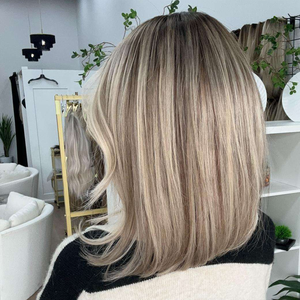 <span class=keywords><strong>Peluca</strong></span> corta de encaje judío con cutícula alineada, 100% cabello europeo, rubio arena balayage, <span class=keywords><strong>peluca</strong></span> frontal de encaje sin costuras para mujer - Product Image 4