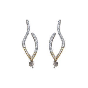 Boucles d'oreilles en argent S925, accessoire de bricolage, style simple européen et américain, crochet d'oreille pour femme, bijoux en perles 7-13, 25 mm 6 mm - Product Image 5