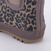 Bottes de pluie imperméables antidérapantes en caoutchouc CS-59, chaussures de pluie à semelle épaisse, chaussures de pluie imperméables pour enfants, chaussures d'eau pour l'extérieur