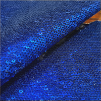 Tissu à paillettes réversibles de haute qualité, extensible, brodé, rond, plat, noir, effet écailles de poisson, 3 mm, pour robe de mariée