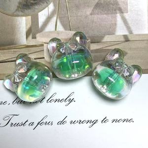 Chen Ming Acrylic Bunny <b>Beads</b> Translucent Cartoon Shape Sugar Filled Color DIY Hair Accessory Materials Scattered <b>Beads</b> - Product Image 4