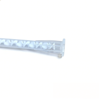 Embouts de distribution de colle liquide, mélangeur statique, buse de mélange en plastique jetable pour résine époxy, mélangeur d'adhésif 12 à 24 éléments