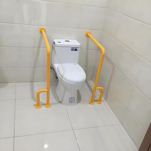 Barras de apoyo para baño Ji Tu, de plástico y acero inoxidable, con capacidad de carga de 300 kg, antideslizantes, para discapacitados y ancianos, barras de soporte para inodoro. - Product Image 3
