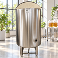 Nouvel équipement de brassage de kombucha en acier inoxydable 500L 1000L 50000L, cuve de fermentation de thé avec pompe et moteur, garantie 5 ans, faible bruit