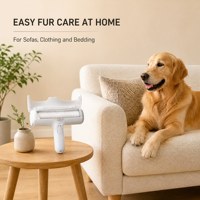 Rouleau brosse réutilisable pour enlever les poils d'animaux, pour chats et chiens, nettoyeur de poils double face avec collecte des poils en un clic
