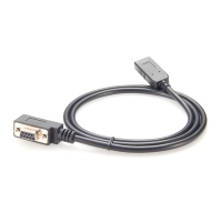 Cable de Módem Serial DB9 RS232, USB a DB9 Hembra, Ángulo de 90 Grados, Malla de Protección, PVC, para Computadora y Cámara