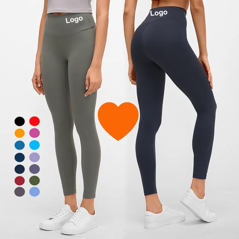 D19108 lululeleggings yüksek belli iç cep popo kaldırma spor salonu elbise Yoga kadınlar Lulu Yoga Flare tayt pantolon