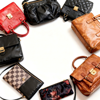 Bolsos de Mano de Cuero de Segunda Mano al por Mayor para Mujer, Bolsos Usados de EE. UU. - Pedido Mínimo 45 kg
