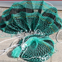 Meilleur piège d'aquaculture en plastique HDPE durable fabriqué en Chine Filet d'élevage de lanterne à huîtres à installation rapide et pratique pour les crabes et les crevettes