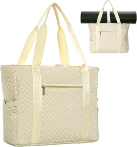 Bolsa de Yoga Grande de Lona de Alta Calidad con Bolsillo, Ecológica, de Algodón, para Deportes y Yoga (Muestra Gratis) - Product Image 1