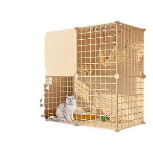 Jaula para gatos cálida de invierno para uso doméstico con inodoro para gatos, Villa de varios niveles, espacio libre Extra grande, gabinete para gatos, conejera para gatos pequeños de interior - Product Image 4