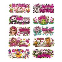 Autocollants de transfert UV DTF personnalisés de haute qualité pour gobelets Libby 16 oz, motifs animaux mignons, fabrication OEM ODM pour bouteilles en verre