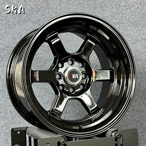 Ska <span class=keywords><strong>ล้อ</strong></span>มอัลลอยด์ R15 <span class=keywords><strong>15</strong></span> "15x8แบบสปอร์ตล้อรถยนต์นั่ง100 4x100 4x114.3 <span class=keywords><strong>Te37</strong></span><span class=keywords><strong>ขอบ</strong></span> - Product Image 6