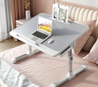 Nuevo Escritorio de Computadora Multifuncional con Altura Ajustable, Mesa Plegable Portátil de Aleación de Aluminio para Computadora Portátil para Cama KC-T0905