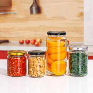 OMI Glass <b>Mason</b> <b>Jars</b> with Lids <b>Wide</b> <b>Mouth</b> Airtight Food Grade 8oz 32oz for Cream Honey Jam Pickle Storage Kitchen Use - Product Image 2