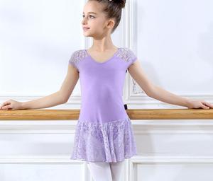SMET3003 <span class=keywords><strong>Octavi</strong></span> Dance - Justaucorps de danse pour enfants à manches courtes et jupe de ballet - Product Image 4