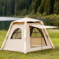 Tentes de camping gonflables automatiques épaissies, portables, résistantes au soleil et à la pluie, pour l'extérieur, vente en gros sur mesure