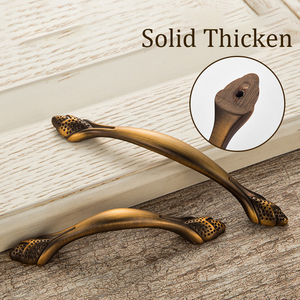 Manopola moderna in ceramica Color Bronzi manici per mobili in porcellana pomelli in lega di zinco cassetti da cucina - Product Image 2