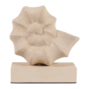 Scultura a forma di conchiglia per decorazioni da soggiorno, accento costiero, scaffale per ufficio, tavolino da caffè. - Product Image 1