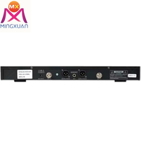 Équipement d'enregistrement de musique professionnel uhf à double microphone sans fil portable réglable
