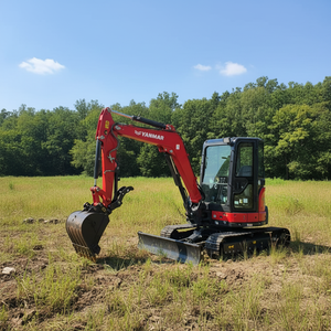 Mini-excavatrice Yanmar 55, 5,5T, hydraulique stable, entretien facile, multi-applications, certifiée CE/EPA, qualité supérieure, originale - Product Image 3