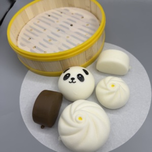 Papel de vapor desechable para freidora de aire, antiadherente, de pulpa de madera, ideal para preparar dim sum y repostería. - Product Image 3