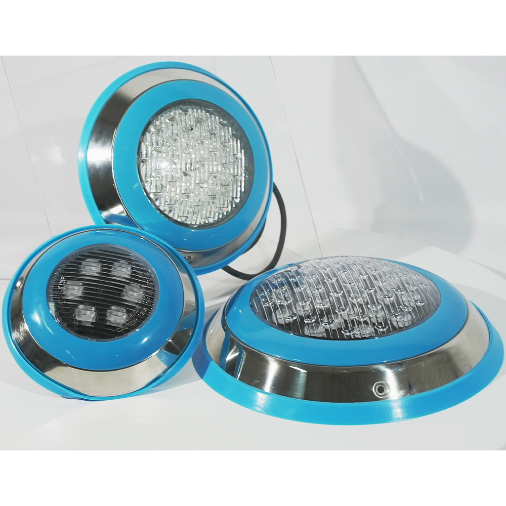 High Brightness RGB LED Swimming Pool Lights Waterproof Wall Mounted Lamp with Durable ABS+PC Material for Pool Underwater Decor