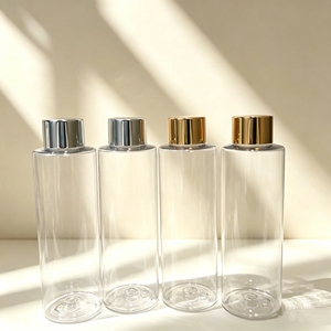 Botella de 100ml, 120ml, 150ml con Tapa Dorada/Plateada para Crema Hidratante, Tónico Facial, Aceite Esencial, Agua de Rosas - Product Image 1