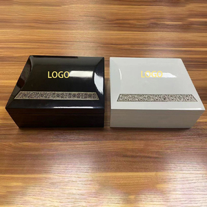 Luxury MDF Agarwood Set, Wooden Box Perfume Box, Gold Trim, Multi-Compartment Storage Box, with Leather Cover, Arabian Gift - Product Image 5