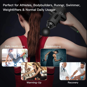 Mini pistola de masaje recargable multifunción con control de aplicación Tratamiento personalizado para el cuerpo por fisioterapeutas - Product Image 4