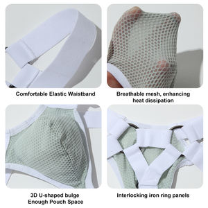 Ropa Interior Masculina Sexy Estilo Deportivo al por Mayor, Calzoncillos Jockstrap Personalizados de Tiro Bajo para Sesiones de Fotos en Clubes, Hombres <span class=keywords><strong>Musculosos</strong></span> <span class=keywords><strong>Gay</strong></span> - Product Image 3