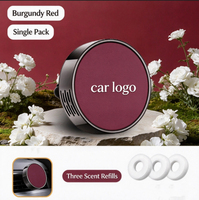 Diffuseur de parfum pour voiture avec clip et logo personnalisé, avec 3 recharges parfumées, accessoires de décoration intérieure de voiture