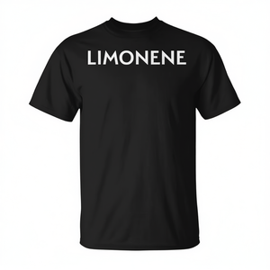T-shirt Limonene Terpene Tee nera unisex per adulti taglia media - Product Image 2