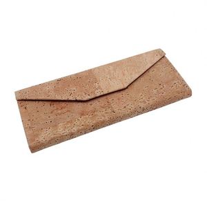 Boshiho Hot Sale Custom Luxury Vintage Style Folding Leather Cork Fiber <b>Glasses</b> <b>Case</b> - Product Image 3