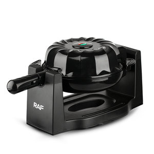เครื่องทำวาฟเฟิล RAF 1800W ขนาด 21 ซม. แบบหมุนได้ สำหรับใช้ในครัวเรือน ขนาดใหญ่ ให้ความร้อนสม่ำเสมอ แผ่นเคลือบกันติด ทำเค้กได้หลากหลายรูปแบบ - Product Image 5