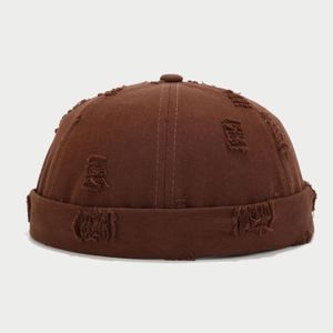2024 Autumn Fall New Arrival Trendy Worn Out Brimless Dad <b>Hat</b> Baseball Cap Distressed Docker <b>Hat</b> - Product Image 6