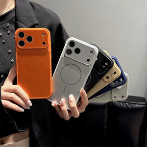 Custodia per <span class=keywords><strong>iPhone</strong></span> 17 Pro Antiurto con Ricarica Wireless Magnetica per <span class=keywords><strong>iPhone</strong></span> 16 Pro Max 15 14 13 12 <span class=keywords><strong>11</strong></span> <span class=keywords><strong>Cover</strong></span> Rigida di Lusso - Product Image 2