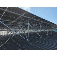 Support de montage de toit solaire Système de montage de panneau Pv de toit en métal de Corée Système de toit de rayonnage solaire