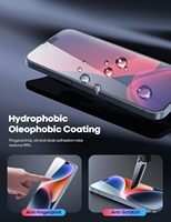 Protecteur d'écran en verre trempé pour téléphone portable, film hydrogel bleu Super Shield 9h, pour iPhone 7 Plus
