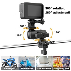 Takenoken Sports Cycling Kit <span class=keywords><strong>Go</strong></span> <span class=keywords><strong>Pro</strong></span> Accessoire Support de <span class=keywords><strong>guidon</strong></span> de vélo et support de téléphone en alliage d'aluminium pour les sports de cyclisme de moto - Product Image 6